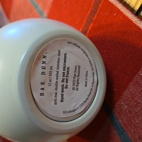 Rae Dunn Sweater Weather Insulated Stainless Steel Wine Glass NWT - Picture 4 of 6